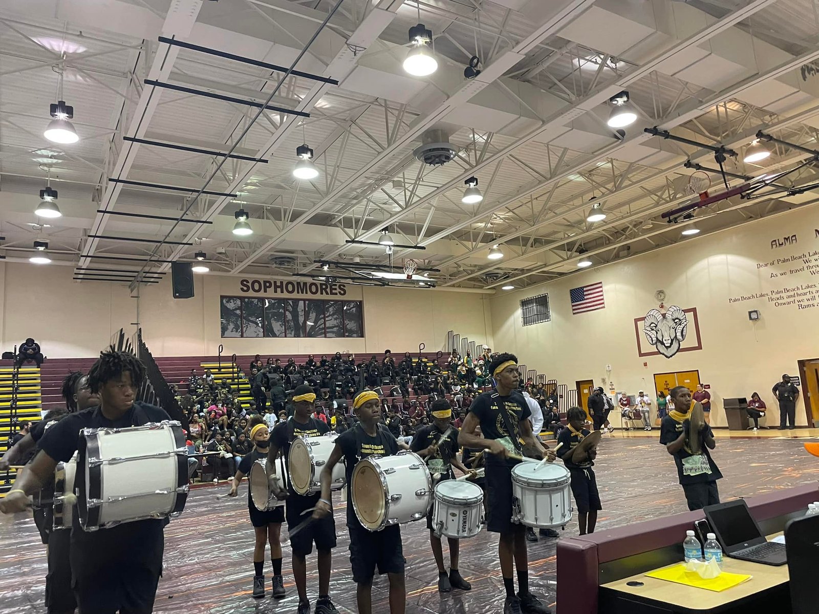 Students Playing Instruments at Palm Beach Lakes High School. Photo Provided by Sounds of Success Facebook